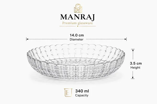 Manraj_Round_Prism_Plate_Clear_Glass_Tray_Plate_-_340Ml_For_Serving_Dry_Fruits,_Snacks_Serving_Tray_Perfect_For_Homes,_Restaurants,_Cafés,_Hotels,_Parties,_Festivals,_Weddings
