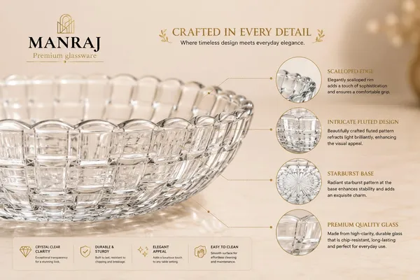 Manraj_Round_Prism_Plate_Clear_Glass_Tray_Plate_-_340Ml_For_Serving_Dry_Fruits,_Snacks_Serving_Tray_Perfect_For_Homes,_Restaurants,_Cafés,_Hotels,_Parties,_Festivals,_Weddings