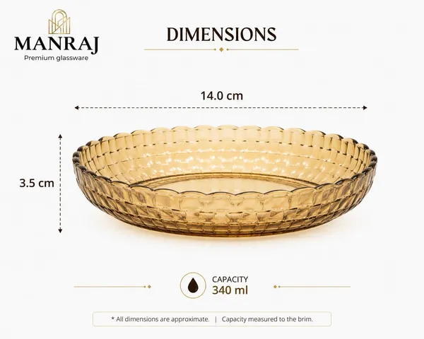 Manraj_Round_Prism_Plate_Gold_Glass_Tray_Plate_-_340Ml_For_Serving_Dry_Fruits,_Snacks_Serving_Tray_Perfect_For_Homes,_Restaurants,_Cafés,_Hotels,_Parties,_Festivals,_Weddings