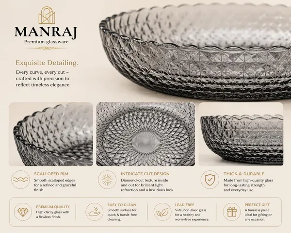 Manraj_Round_Halo_Plate_Black_Glass_Tray_Plate_-_340Ml_For_Serving_Dry_Fruits,_Snacks_Serving_Tray_Perfect_For_Homes,_Restaurants,_Cafés,_Hotels,_Parties,_Festivals,_Weddings