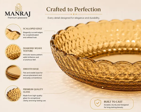 Manraj_Round_Halo_Plate_Gold_Glass_Tray_Plate_-_340Ml_For_Serving_Dry_Fruits,_Snacks_Serving_Tray_Perfect_For_Homes,_Restaurants,_Cafés,_Hotels,_Parties,_Festivals,_Weddings