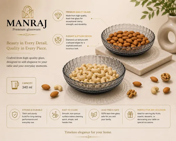 Manraj_Round_Pure_Vista_Black_Glass_Tray_Plate_-_340Ml_For_Serving_Dry_Fruits,_Snacks_Serving_Tray_Perfect_For_Homes,_Restaurants,_Cafés,_Hotels,_Parties,_Festivals,_Weddings