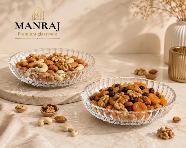 Manraj_Round_Pure_Vista_Clear_Glass_Tray_Plate_-_340Ml_For_Serving_Dry_Fruits,_Snacks_Serving_Tray_Perfect_For_Homes,_Restaurants,_Cafés,_Hotels,_Parties,_Festivals,_Weddings