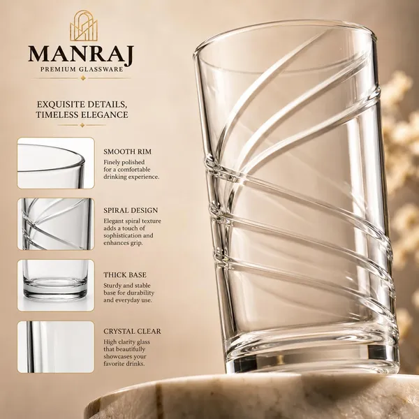 Manraj_Premium_Quality_Water/Juice_Glass_Set_Of_6_315Ml,_Crystal_Aura_-_Drinking_Glasses_For_Iced_Tea,_Cold_Drink,_Mojito,_Everyday_Use