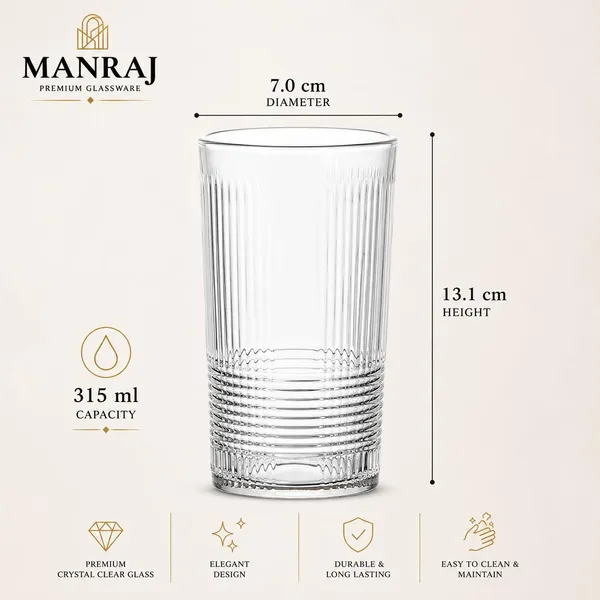 Manraj_Premium_Quality_Water/Juice_Glass_Set_Of_6_315Ml,_Lumi_-_Drinking_Glasses_For_Iced_Tea,_Cold_Drink,_Mojito,_Everyday_Use