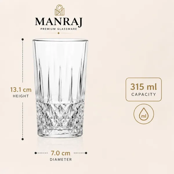 Manraj_Premium_Quality_Water/Juice_Glass_Set_Of_6_315Ml,_Titan_-_Drinking_Glasses_For_Iced_Tea,_Cold_Drink,_Mojito,_Everyday_Use