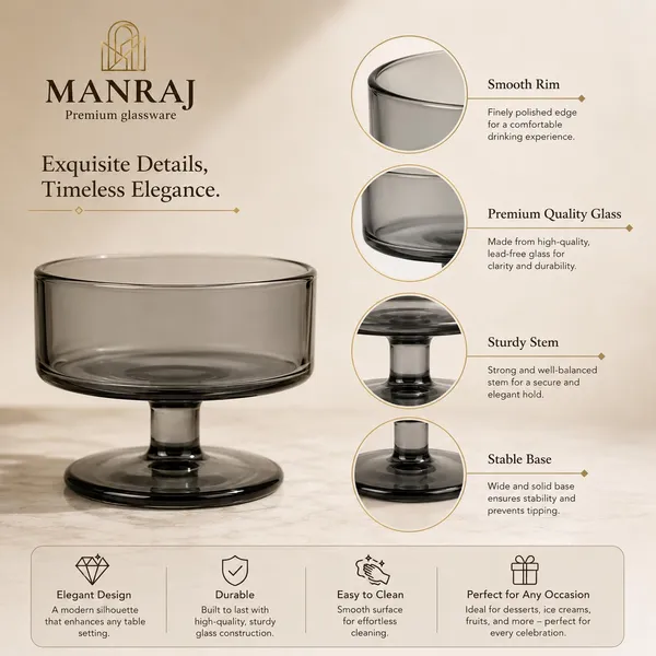 Manraj_Round_Shape_Set_Of_6_For_Ice_Cream_Cup_(180Ml_Each)_|_Dessert_Bowls_For_Sweets_&_Pudding_Suitable_For_Ice_Cream_Bowl,_Serving_Bowl,_Dessert_Bowl_(Black)