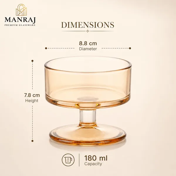 Manraj_Round_Shape_Set_Of_6_For_Ice_Cream_Cup_(180Ml_Each)_Dessert_Bowls_For_Sweets_And_Pudding_Suitable_For_Ice_Cream_Bowl,_Serving_Bowl,_Dessert_Bowl_(Gold)