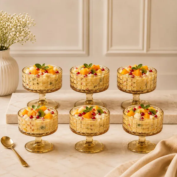 Manraj_Round_Shape_Set_Of_6_For_Ice_Cream_Cup_(180Ml_Each),_Dessert_Bowls_For_Sweets_&_Pudding_Suitable_For_Ice_Cream_Bowl,_Serving_Bowl,_Dessert_Bowl_(Gold)