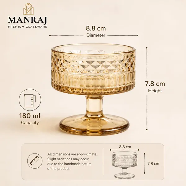 Manraj_Round_Shape_Set_Of_6_For_Ice_Cream_Cup_(180Ml_Each)_|_Dessert_Bowls_For_Sweets_And_Pudding_Suitable_For_Ice_Cream_Bowl,_Serving_Bowl,_Dessert_Bowl_(Gold)