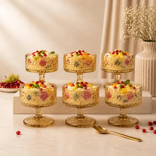 Manraj_Round_Shape_Set_Of_6_For_Ice_Cream_Cup_(180Ml_Each)_|_Dessert_Bowls_For_Sweets_And_Pudding_Suitable_For_Ice_Cream_Bowl,_Serving_Bowl,_Dessert_Bowl_(Gold)