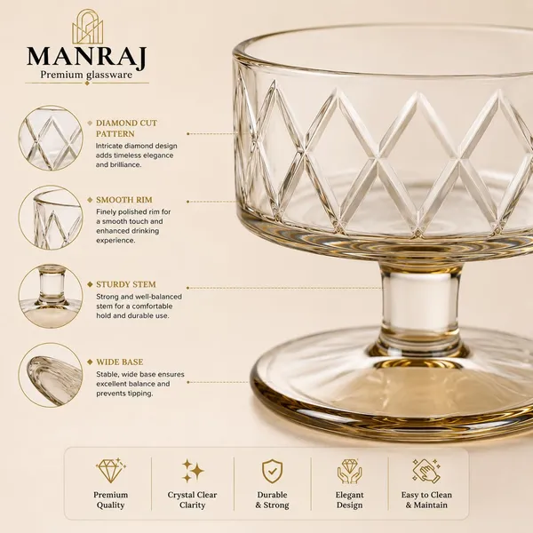 Manraj_Round_Shape_Set_Of_6_For_Ice_Cream_Cup_(180Ml_Each)_Dessert_Bowls_For_Sweets,_Pudding_Suitable_For_Ice_Cream_Bowl,_Serving_Bowl,_Dessert_Bowl_(Gold)