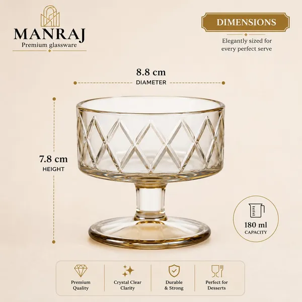 Manraj_Round_Shape_Set_Of_6_For_Ice_Cream_Cup_(180Ml_Each)_Dessert_Bowls_For_Sweets,_Pudding_Suitable_For_Ice_Cream_Bowl,_Serving_Bowl,_Dessert_Bowl_(Gold)