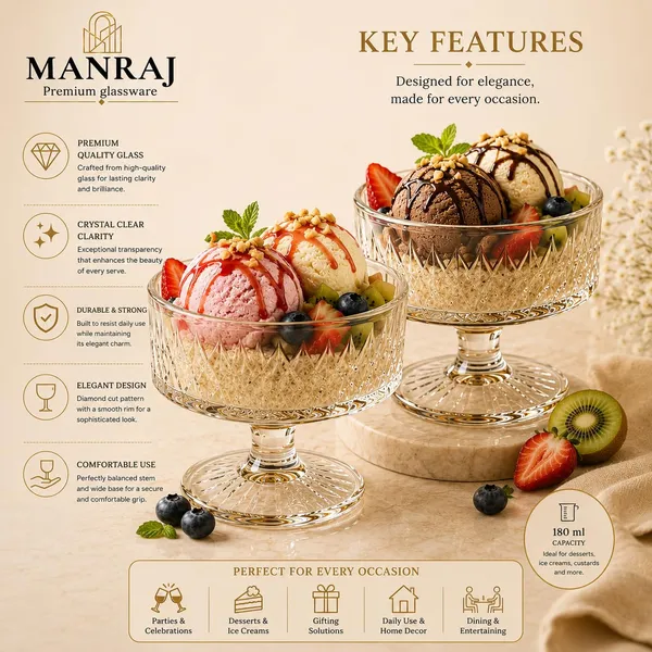Manraj_Round_Shape_Set_Of_6_For_Ice_Cream_Cup_(180Ml_Each)_Dessert_Bowls_For_Sweets,_Pudding_Suitable_For_Ice_Cream_Bowl,_Serving_Bowl,_Dessert_Bowl_(Gold)
