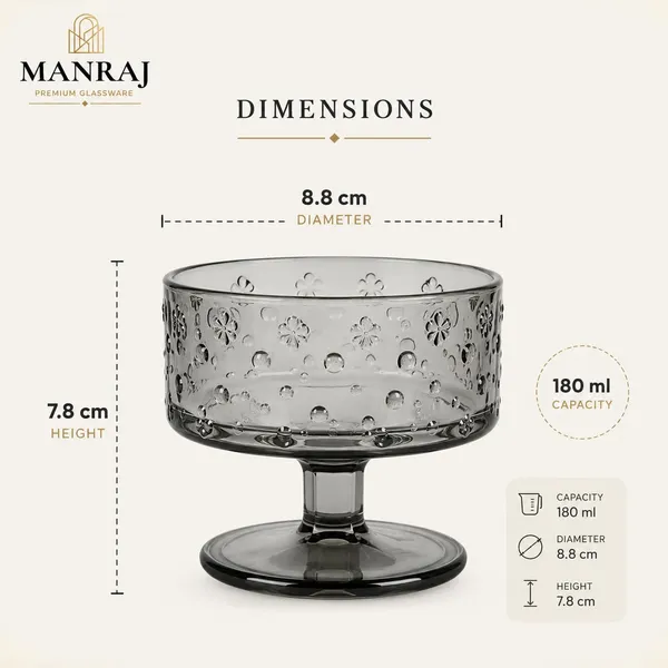 Manraj_Round_Shape_Set_Of_6_For_Ice_Cream_Cup_(180Ml_Each)_Dessert_Bowls_For_Sweets_&_Pudding_Suitable_For_Ice_Cream_Bowl,_Serving_Bowl,_Dessert_Bowl_(Black)
