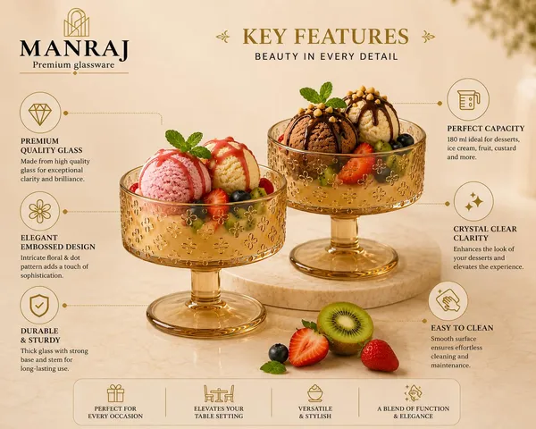 Manraj_Round_Shape_Set_Of_6_For_Ice_Cream_Cup_(180Ml_Each)_Dessert_Bowls_For_Sweets_&_Pudding_Suitable_For_Ice_Cream_Bowl,_Serving_Bowl,_Dessert_Bowl_(Gold)