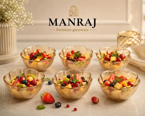 Manraj_Flower_Shape_Set_Of_6_For_Dessert,_Dips,_Nuts_&_Snacks_Bowls_(160Ml_Each)_For_Mixing,_Storing_Suitable_For_Serving_Desserts,_Fruits,_Dry_Fruits,_Lentils_And_Snacks_(Gold)