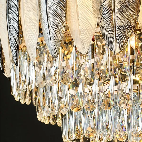 Manraj_Luxury_Led_Crystal_Chandelier_Round_Gold_Finish_Jhoomer_(500Mm)