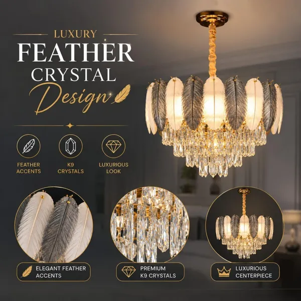 Manraj_Luxury_Led_Crystal_Chandelier_Round_Gold_Finish_Jhoomer_(600Mm)
