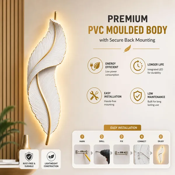 Manraj_Premium_Leaf_Design_Led_Wall_Light_Modern_Decorative_Indoor_Lamp_(White)