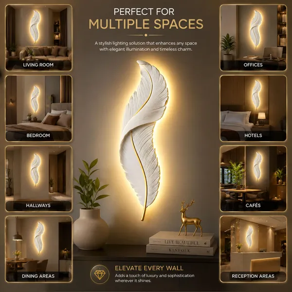 Manraj_Premium_Leaf_Design_Led_Wall_Light_Modern_Decorative_Indoor_Lamp_(White)