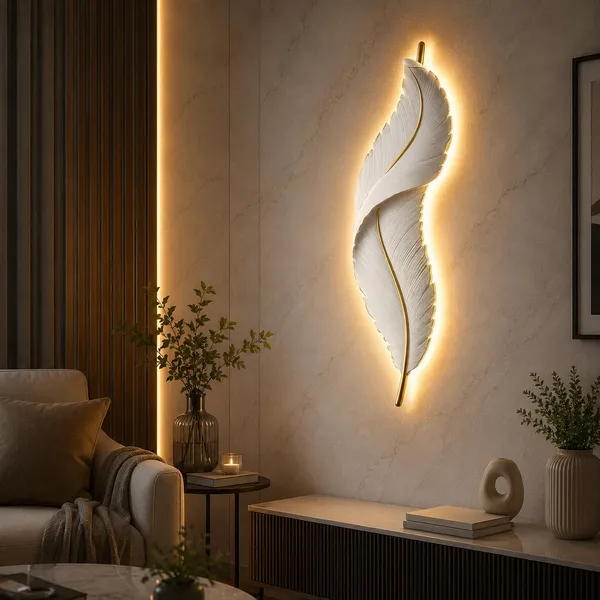 Manraj_Premium_Leaf_Design_Led_Wall_Light_Modern_Decorative_Indoor_Lamp_(White)