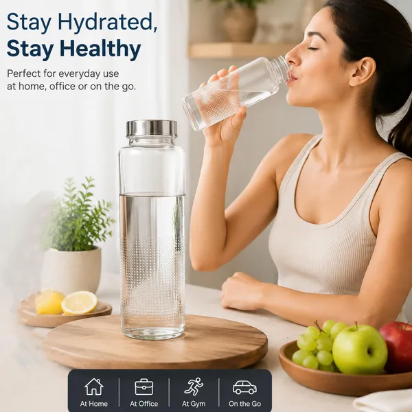 Manraj_Transparent_Glass_Water_Bottle_750Ml_Set_Of_4