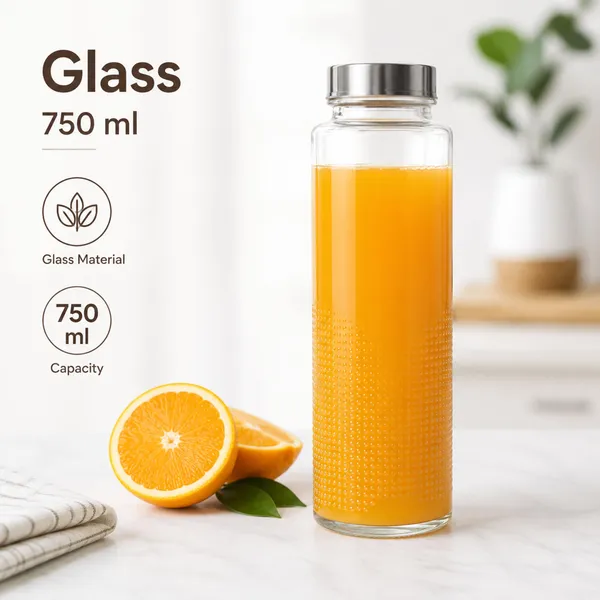 Manraj_Transparent_Glass_Water_Bottle_750Ml_Set_Of_4