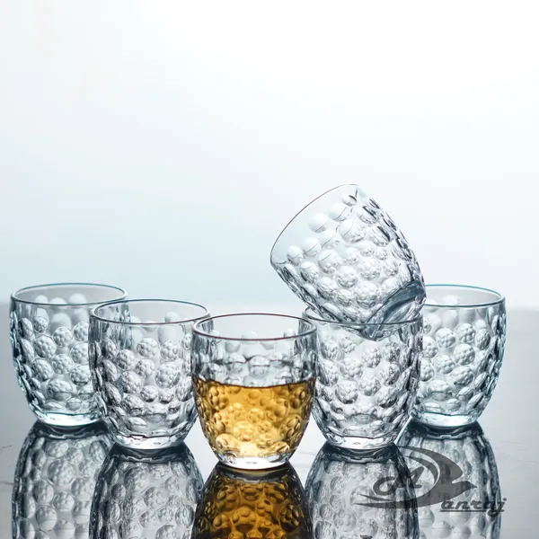 Manraj_Glass_Cups_Vintage_Glassware_Set_Of_6,_Origami_Style_Transparent_Cocktail_Glasses_Set,_Bar_Beverages_Ice_Coffee_Cup_Juice_Ripple_Drinkware,_275Ml