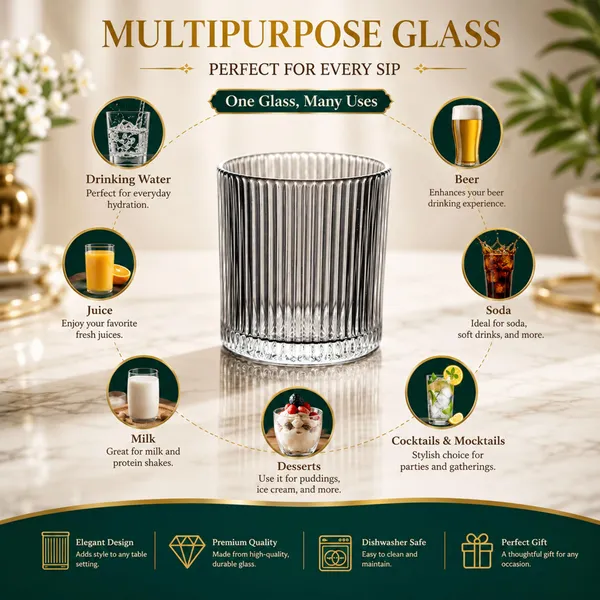 Manraj_Glass_Drinking_Glass_Hiball_Glassware_Set_Of_6,_Glassware_For_Drinking_Water,_Beer,_Or_Soda,_Trendy_And_Elegant_Dishware,_Dishwasher_Safe_(255_Ml)_(Mj006)