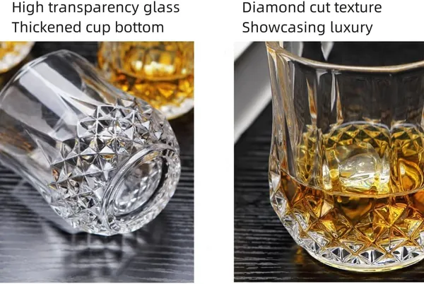 Manraj_Short_Highball_Curved_Glasses_Set_Of_6,_Textured_Design_Glassware_For_Drinking_Water,_Beer,_Or_Soda,_Trendy_And_Elegant_Dishware,_Dishwasher_Safe_(_Hiball_)_(225_Ml)_(Short)