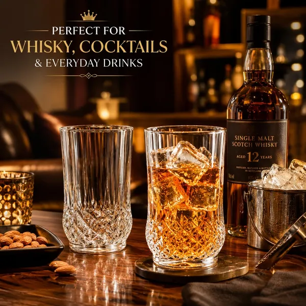 Manraj_Tall_Highball_Curved_Glasses_Glass_Set_Of_6_For_Water,_Textured_Design_Glassware_For_Drinking_Water,_Beer,_Or_Soda,_Trendy_And_Elegant_Dishware,_Dishwasher_Safe_(_Hiball_)_(255_Ml)_(Tall)