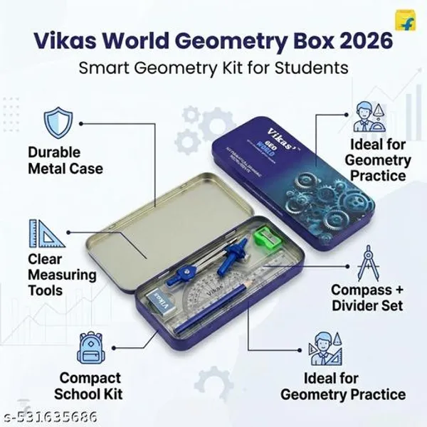 Vikas_Geo_World_2026_For_Kids_Geometry_Sets_With_Magnifying_Glass_All_In_One_Student_Math_Kit_Geometry_Sets_For_Exam_Useful_For_Class_4th_To_10th_Students_Made_Of_High_Quality_Plastic_And_Metal_-_Pack_of_4