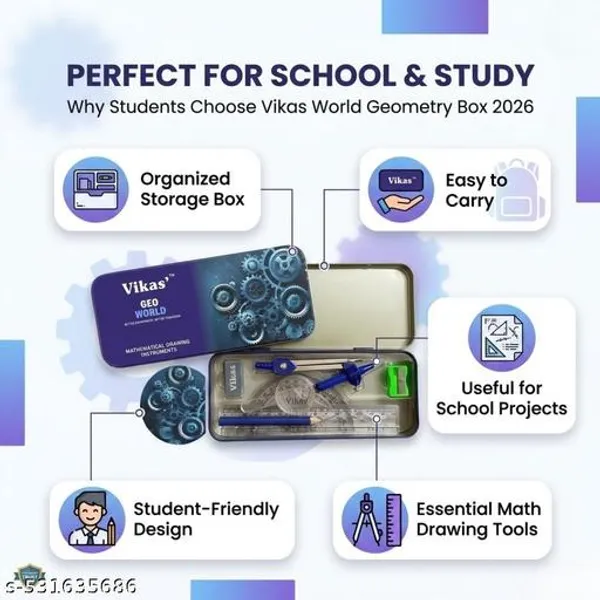 Vikas_Geo_World_2026_For_Kids_Geometry_Sets_With_Magnifying_Glass_All_In_One_Student_Math_Kit_Geometry_Sets_For_Exam_Useful_For_Class_4th_To_10th_Students_Made_Of_High_Quality_Plastic_And_Metal_-_Pack_of_4