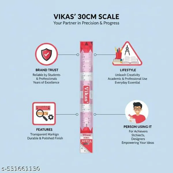 Vikas_30_Cm_Transparent_Plastic_Scale_Set_Of_10_Accurate_Durable_Measuring_Tool_-_Pack_of_3