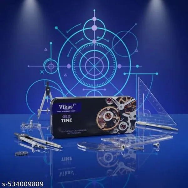 Vikas_Geo_Time_2026_Edition_Geo_World_2026_Geometry_Box_Combo_For_Kids_Complete_Maths_Drawing_Set_For_Students_2_In_1_Compass_Divider_Set_Squares_Protractor_Scale_More_Geometry_Box_For_Kids_-_Pack_of_2