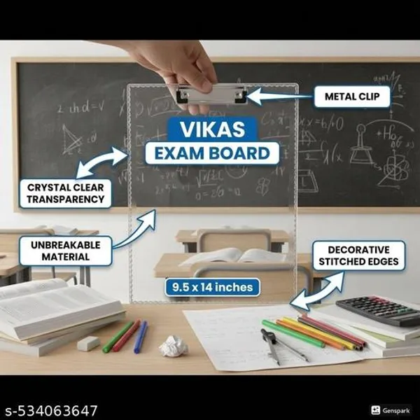 Vikas_Unbreakable_Transparent_Exam_Board_9_5_X_14_Inch_Strong_Virgin_Plastic_Exam_Pad_With_Metal_Clip_Smooth_Writing_Surface_For_Students_-_Pack_of_2