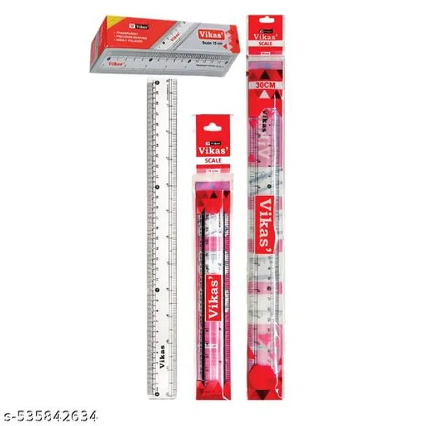 Vikas_30_Cm_10_Pieces_15_Cm_10_Pieces_Plastic_Scale_Combo_Pack_Of_10_Each_Mathematical_Scales_For_Kids_Exam_Sets_For_Students_Total_20_Scales_-_Pack_of_2