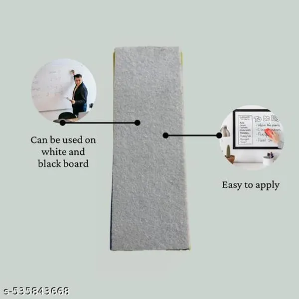 Vikas_Non_Magnetic_White_Board_Duster_Black_Color_Comfortable_Grip_Clean_Erase_Erase_White_Black_Green_Board_For_Erasing_White_Board_Chalk_Or_Marker_Pack_Of_1_-_Pack_of_5