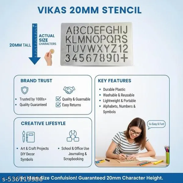 Vikas_Stencil_20mm_A_Z_0_9_Alphabet_Number_Tracing_Stencil_Learn_Abc_And_0_9_Counting_Pack_Of_10_Pieces_-_Pack_of_2