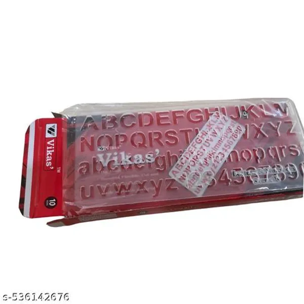 Vikas_Stencil_10mm_A_Z_0_9_Alphabet_Number_Tracing_Stencil_Pack_Of_10_-_Pack_of_3