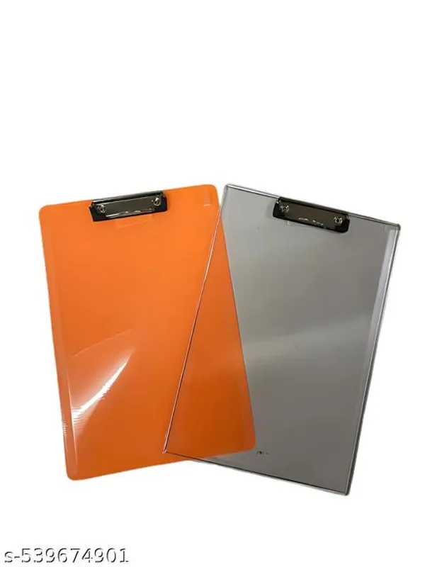 Exam_Board_Combo_1_Transparent_Breakable_1_Orange_Unbreakable_9_5_X_14_Inch_Useful_For_Students_And_Kids_Compatible_For_All_Size_Of_Sheets_Clipboard