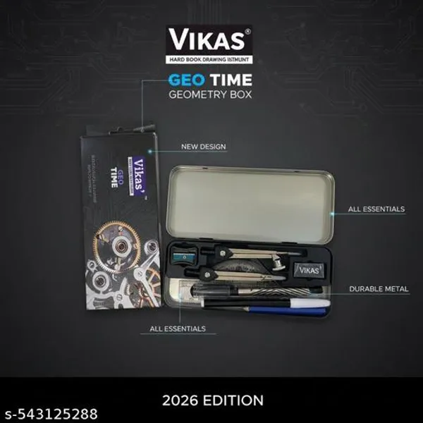 Vikas_Geometry_Box_Combo_Geo_Time_2026_Edition_Geo_Maxima_Set_Of_2_Stylish_Metal_Boxes_Geometry_Box_For_Kids_And_Students_School_Stationery_Kit_Set_Useful_For_Kids_-_Pack_of_2