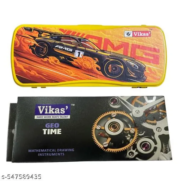 Geo_Time_2026_Edition_Geometry_Box_For_School_With_Full_Maths_Instruments_Amg_Car_Design_Plastic_Pencil_Box_For_Boys_Stationery_Combo_Set_Drawing_Tool_Kit_With_Stylish_Pencil_Case_Pencil_Box_For_Kids_-_Pack_of_2