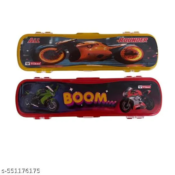 Vikas_Boom_All_Rounder_Mini_Pencil_Box_Combo_For_Kids_Cartoon_Art_Plastic_Stationery_Box_Pencil_Box_For_Kids_Pack_Of_2_-_Pack_of_3
