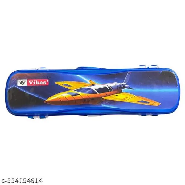 Vikas_Space_Jet_Art_Mini_Pencil_Box_For_Kids_Blue_Color_Compact_Lightweight_Durable_Plastic_Pencil_Box_Pencil_Cases_For_Kids_-_Pack_of_6