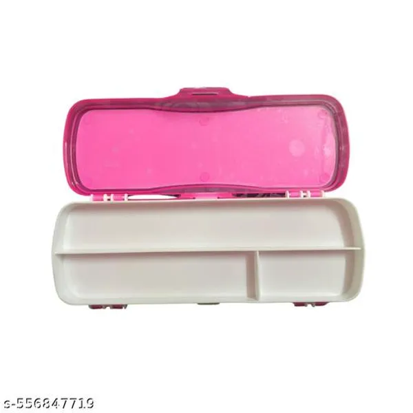 Vikas_Ultra_Size_Plastic_Pencil_Box_Combo_Pack_Of_4_For_Kids_Cartoon_Design_Pencil_Box_For_Girls_Boys_Red_Race_Car_Blue_Be_Happy_Pink_Girl_Yellow_All_Rounder_Freedom_On_Wheels_Design_Pencil_Box_For_Kids_-_Pack_of_2