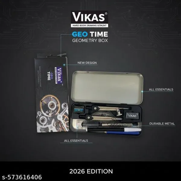 Vikas_Geo_Time_2026_Edition_Geometry_Box_Pack_Of_3_Full_Exam_Instrument_Set_For_Students_Metal_Box_Geometry_Box_For_Kids_Brother_Combo