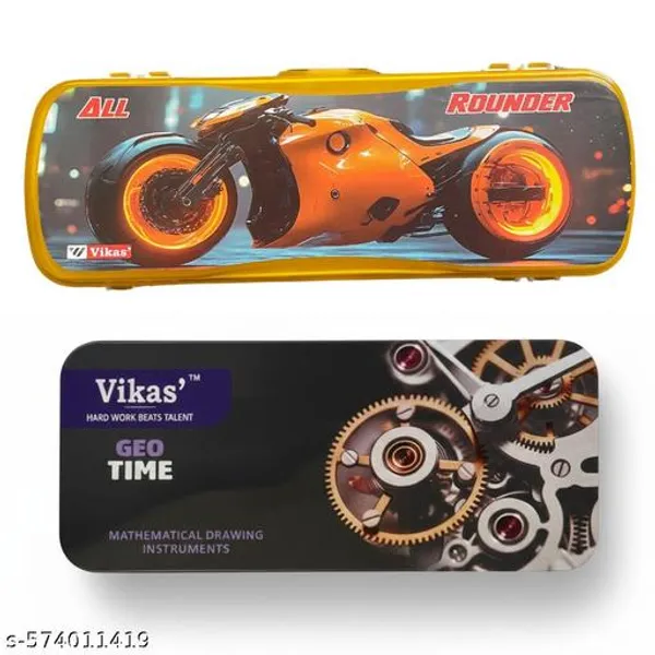 Vikas_Ultra_Yellow_All_Rounder_Pencil_Box_Geo_Time_2026_Edition_Geometry_Box_Kids_School_Combo_Set_Geometry_Box_For_Kids_-_Pack_of_2