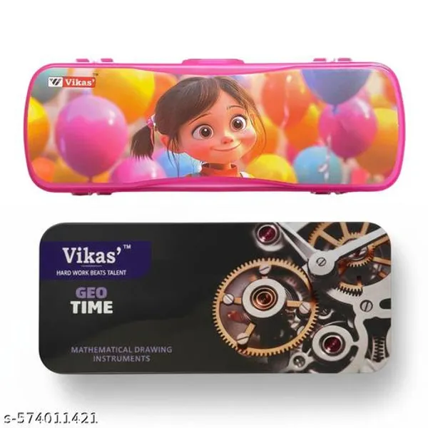 Vikas_Ultra_Pink_Pencil_Box_Geo_Time_2026_Edition_Geometry_Box_Combo_Set_For_Girls_School_Use_Pencil_Box_Combo_For_Girls_-_Pack_of_2